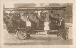 A Cleveland Tour Bus Postcard