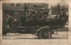 Sightseeing Tour Bus Postcard