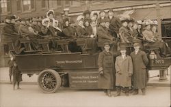 Seeing Washington Tour Bus Postcard