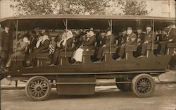 Touring Washington Sightseeing Bus Postcard