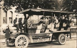 Motor Transit Co. Sightseeing Tour Bus Postcard