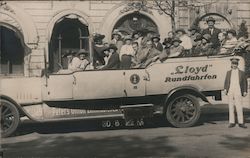 Sightseeing Tour Bus Lloyd Rundfahrfen Postcard