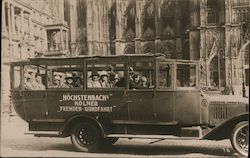 Sightseeing Tour Bus Postcard