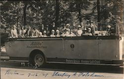 Sightseeing Tour Bus Postcard