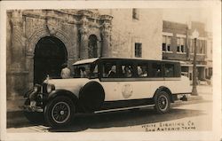 White Sightseeing Company Tour bus San Antonio, TX Postcard Postcard Postcard