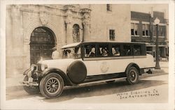 White Sighting Co. Sightseeing Bus Postcard