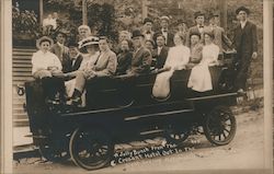 Jolly Bunch Crescent Hotel Sightseeing Automobile, 1910 (Cresant?) Postcard