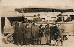 Cliff House Sightseeing Tour Bus Group #28 Postcard