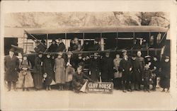 Cliff House Sightseeing Tour Bus Group #35 Postcard