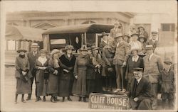 Cliff House Sightseeing Tour Bus Group #62 Postcard