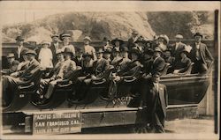 Cliff House Sightseeing Tour Bus Group #63 Postcard