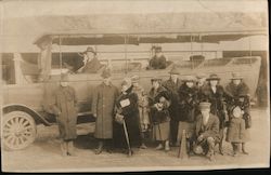 Cliff House Sightseeing Tour Bus Group #72 Postcard