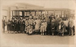 Cliff House Sightseeing Tour Bus Group #81 Postcard