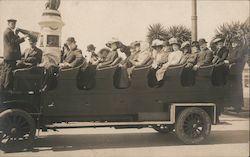 Cliff House Sightseeing Tour Bus Group #84 Postcard