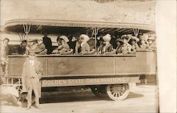 Cliff House Sightseeing Tour Bus Group #101 Postcard