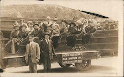 Cliff House Sightseeing Tour Bus Group #124 Postcard