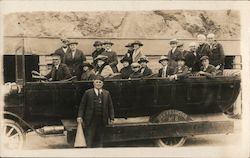 Cliff House Sightseeing Tour Bus Group #133 Postcard