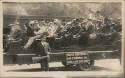 Cliff House Sightseeing Tour Bus Group #134 Postcard