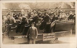 Cliff House Sightseeing Tour Bus Group #160 Postcard
