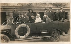 Cliff House Sightseeing Tour Bus Group #163 Postcard