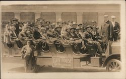 Cliff House Sightseeing Tour Bus Group #166 Postcard