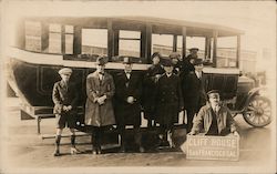 Cliff House Sightseeing Tour Bus Group #201 Postcard