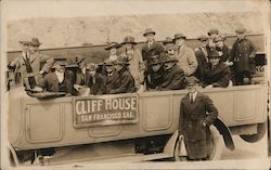 Cliff House Sightseeing Tour Bus Group #202 Postcard