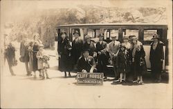 Cliff House Sightseeing Tour Bus Group #205 Postcard