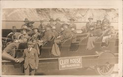 Cliff House Sightseeing Tour Bus Group #209 San Francisco, CA Postcard Postcard Postcard