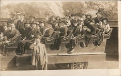 Cliff House Sightseeing Tour Bus Group #212 Postcard