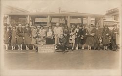 Cliff House Sightseeing Tour Bus Group #213 Postcard