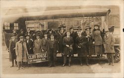 Cliff House Sightseeing Tour Bus Group #215 Postcard