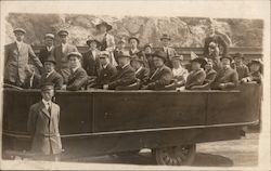 Cliff House Sightseeing Tour Bus Group #229 Postcard