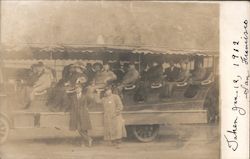 Cliff House Sightseeing Tour Bus Group #233 Postcard