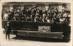 Cliff House Sightseeing Tour Bus Group #234 Postcard