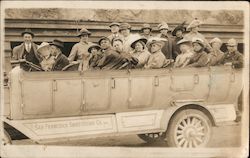 Cliff House Sightseeing Tour Bus Group #236 Postcard