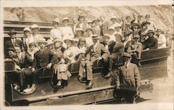 Cliff House Sightseeing Tour Bus Group #7 Postcard