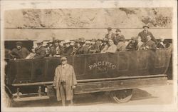 Cliff House Sightseeing Tour Bus Group #9 Postcard