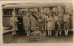 Cliff House Sightseeing Tour Bus Group of Women #10 San Francisco, CA Postcard Postcard Postcard