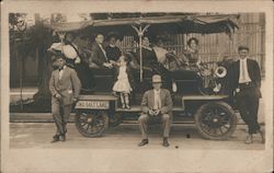 Sightseeing Tour Bus Group #67 Postcard