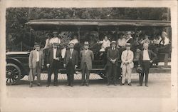 Sightseeing Tour Bus Group #30 Postcard