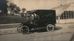 McFarland's Florist Delivery Truck, 491 Wooster Ave. Postcard