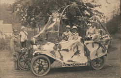 Bowen Chronicle Parade Car Postcard
