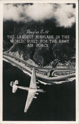 Douglas B-19 The Largest Airplane in the World, Built for the Army Air Force Postcard