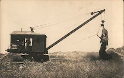 Rio Grande Valley Texas, Crane Steam Shovel Harlingen, TX Postcard Postcard Postcard