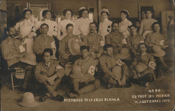 Mexican Revolution Members of the White Cross Mexico