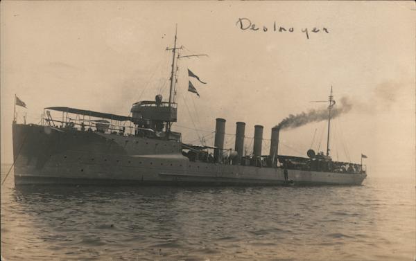 WWI Destroyer Ships