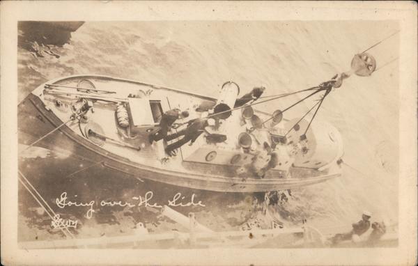 Lone Boat - Going Over The Side Navy