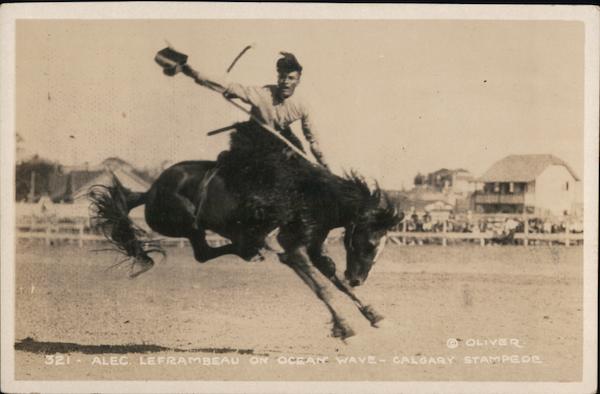 Alec Lefambeau on Ocean Wave, Calgary Stampede AB Canada