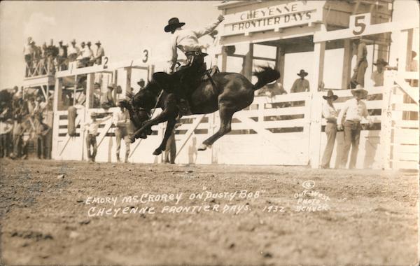 Emory McCrorey on Putsy Bob Cheyenne Wyoming Out West Photo